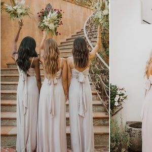 Show Me Your MuMu Lauren tie maxi dress